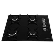 Cooktop a Gás Britânia 4 Bocas BCT4P Bivolt – Preto