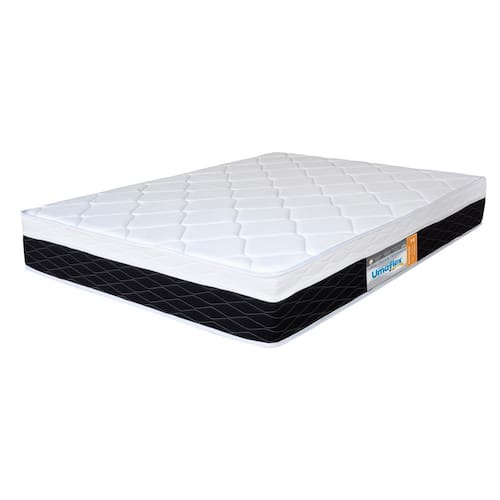 Colchão de Casal Umaflex Fascinium com Molas Ensacadas 24x138x188 cm - Preto/Branco Menor preço em Colchão de Casal Umaflex Fascinium com Molas Ensacadas 24x138x188 cm - Preto/Branco