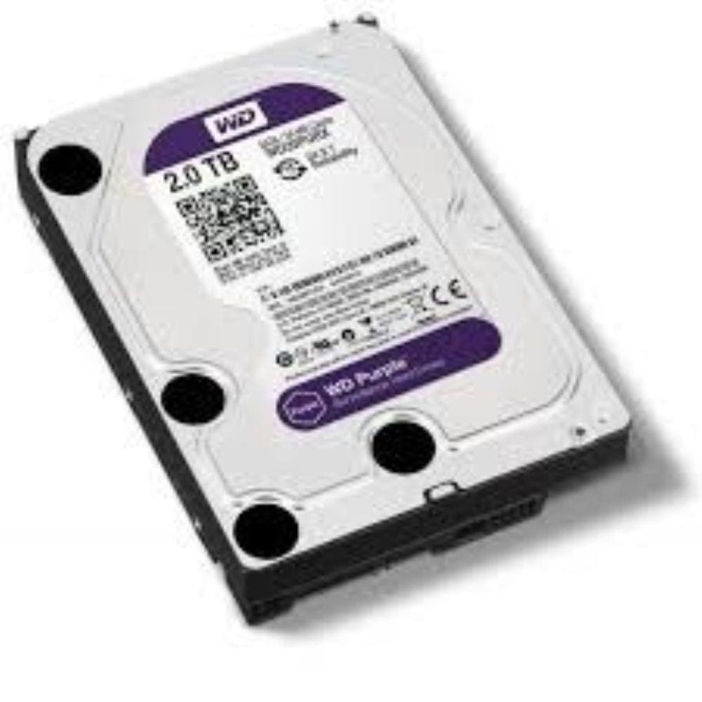 Hd Interno Wd Purple Sata 7200rpm 64mb 2 Tera Intelbras