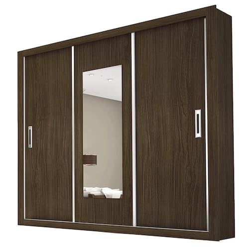 Guarda-Roupa Carioca Móveis Bahia com 3 Portas e Espelho é boa?