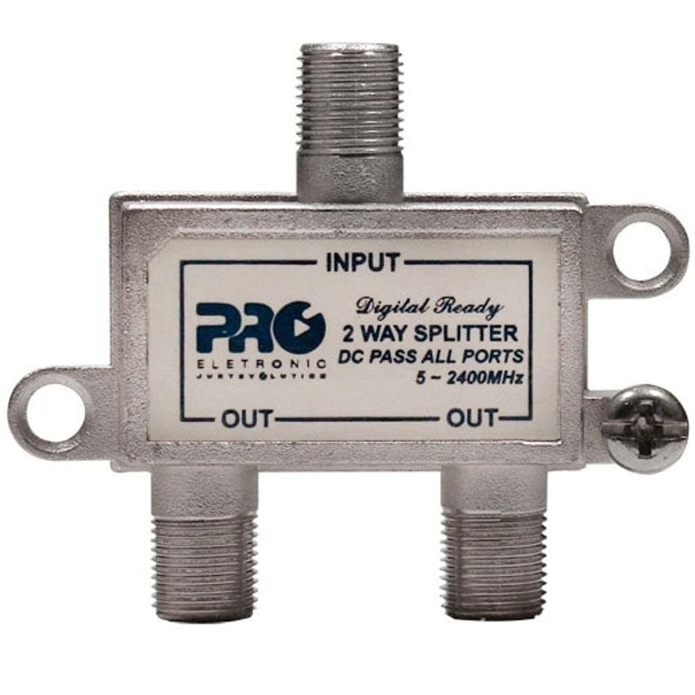 Divisor de Sinal 1:2 Satelite 5 - 2400mhz PQDV2022 Proeletronic