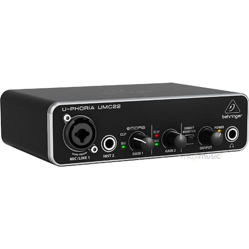 imagem-Interface De Audio Behringer U-Phoria Umc22