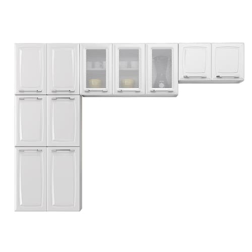 Cozinha Compacta Itatiaia Diamante com 11 Portas e 9 Prateleiras - 245cm de largura é boa?