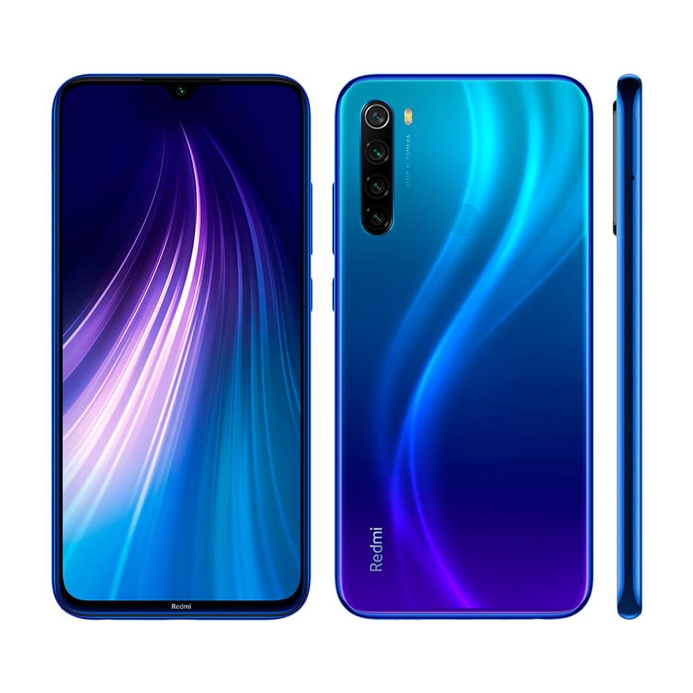 Smartphone Xiaomi Redmi Note 8 Azul 128GB, Tela de 6.3\