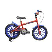 Bicicleta Infantil Dino Aro 16 - Azul E Preta Para Meninos 5 A 8 Anos - Track Bikes