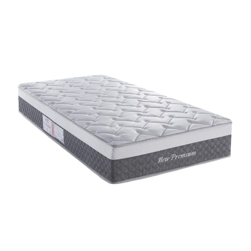 Colchão de Solteiro Biflex New Premium com Euro Pillow e Molas Ensacadas 24x88x188 cm - Grafite/Cinza Menor preço em Colchão de Solteiro Biflex New Premium com Euro Pillow e Molas Ensacadas 24x88x188 cm - Grafite/Cinza