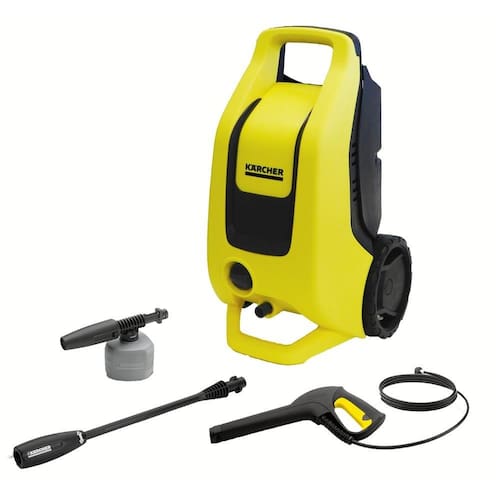 Lavadora de Alta Pressão Karcher K3 1740 PSI com Aplicador de Detergente e Lança de Jato Leque Menor preço em Lavadora de Alta Pressão Karcher K3 1740 PSI com Aplicador de Detergente e Lança de Jato Leque