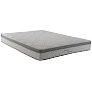 Colchão Queen Size Herval Ômega com Pillow Top e Molas Ensacadas 22x158x198cm – Cinza e Branco