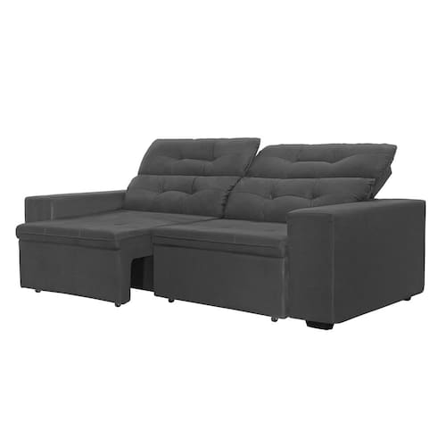 Sofá 3 Lugares Phormatta Decor Berlin II com Assento Retrátil e Encosto Reclinável em Tecido Veludo 206 cm de largura é boa?