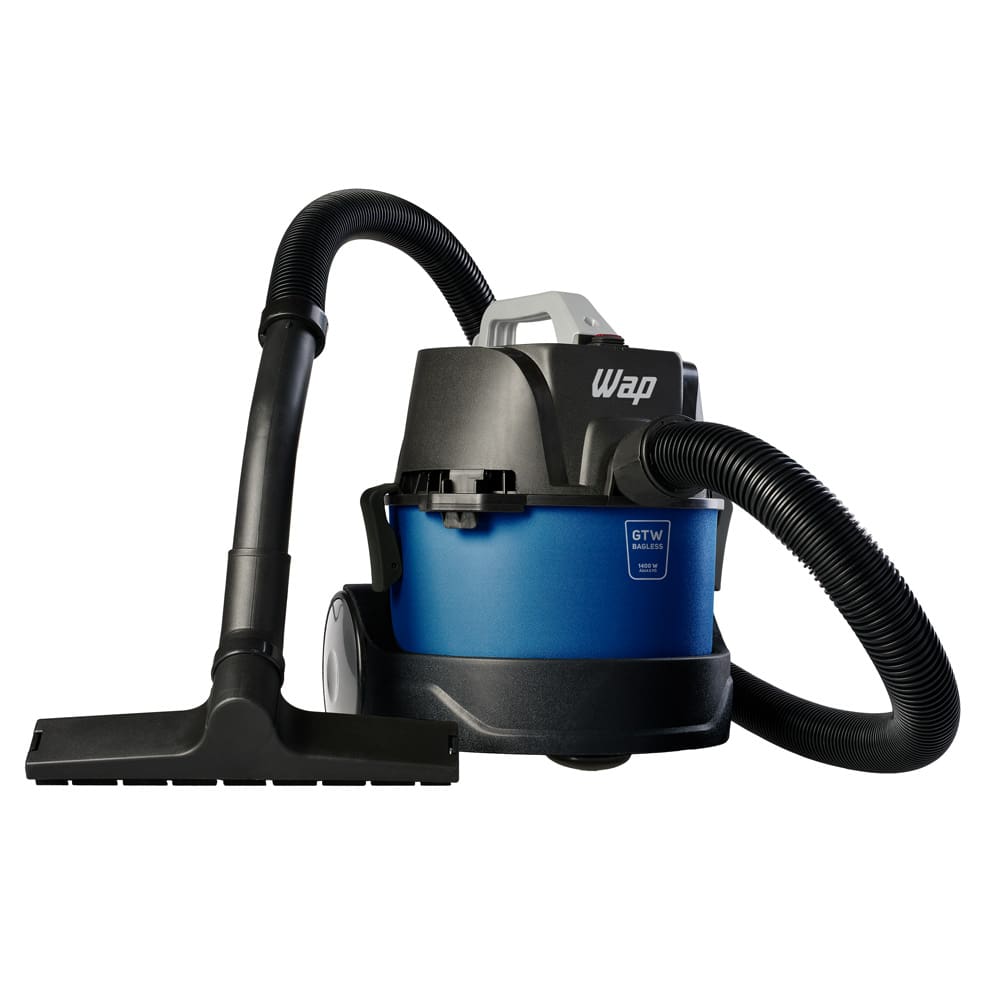 Aspirador de Água e Pó Wap GTW Bagless 1.400W Compacto 6 Litros com Soprador e Barril Portátil