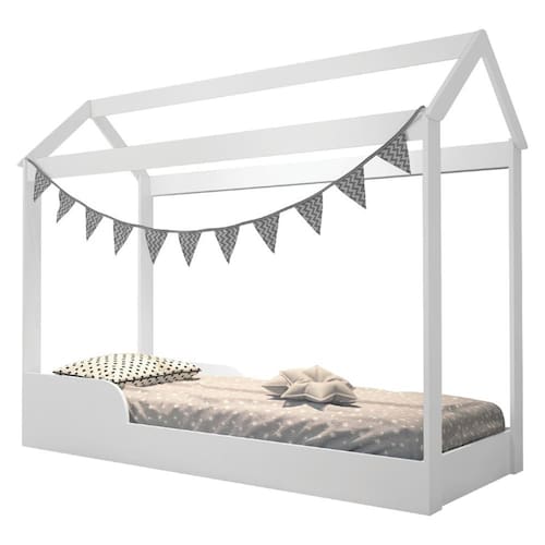 Menor preço em Mini Cama Montessoriana Infantil Imaza Adoleta com Grade de Proteção