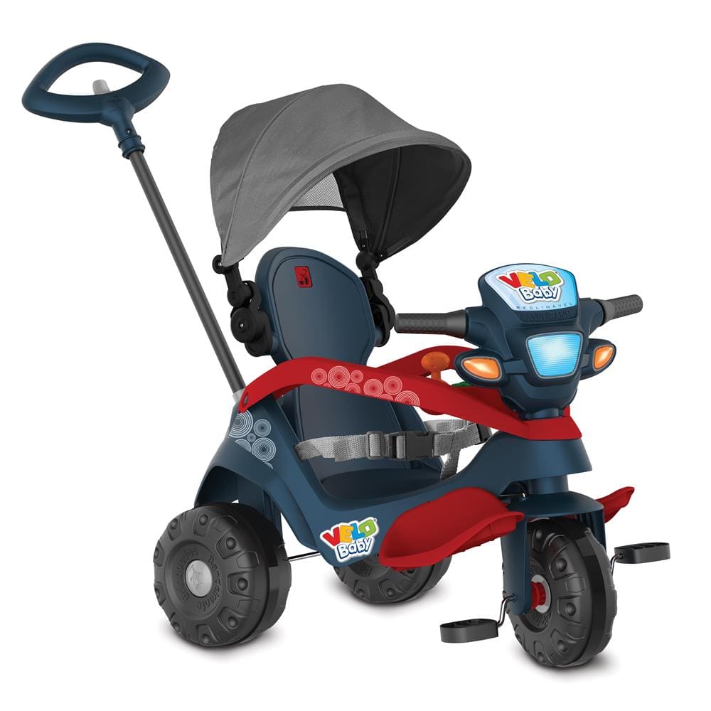 Triciclo Motoca Zootico Passeio E Pedal Infantil