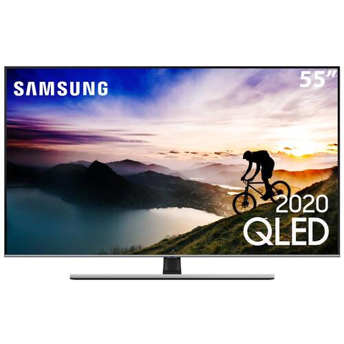 Smart TV QLED 55" 4K Samsung 55Q70T Pontos Quânticos, HDR, Borda Infinita, Alexa Built in, Modo Ambiente 3.0, Controle Único, Visual Livre de Cabos Menor preço em Smart TV QLED 55" 4K Samsung 55Q70T Pontos Quânticos, HDR, Borda Infinita, Alexa Built in, Modo Ambiente 3.0, Controle Único, Visual Livre de Cabos