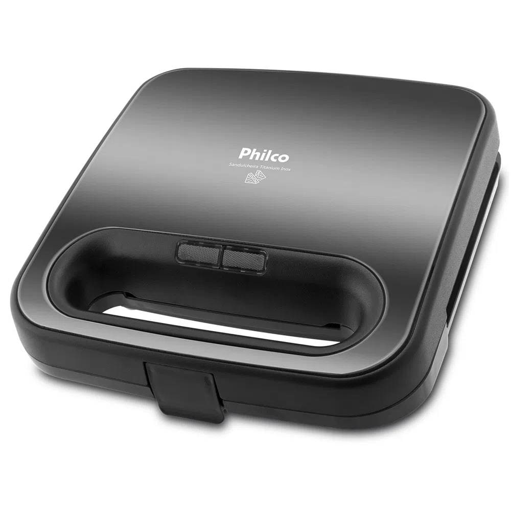 Sanduicheira philco titanium inox pgr09t preto 220v sanduicheira philco