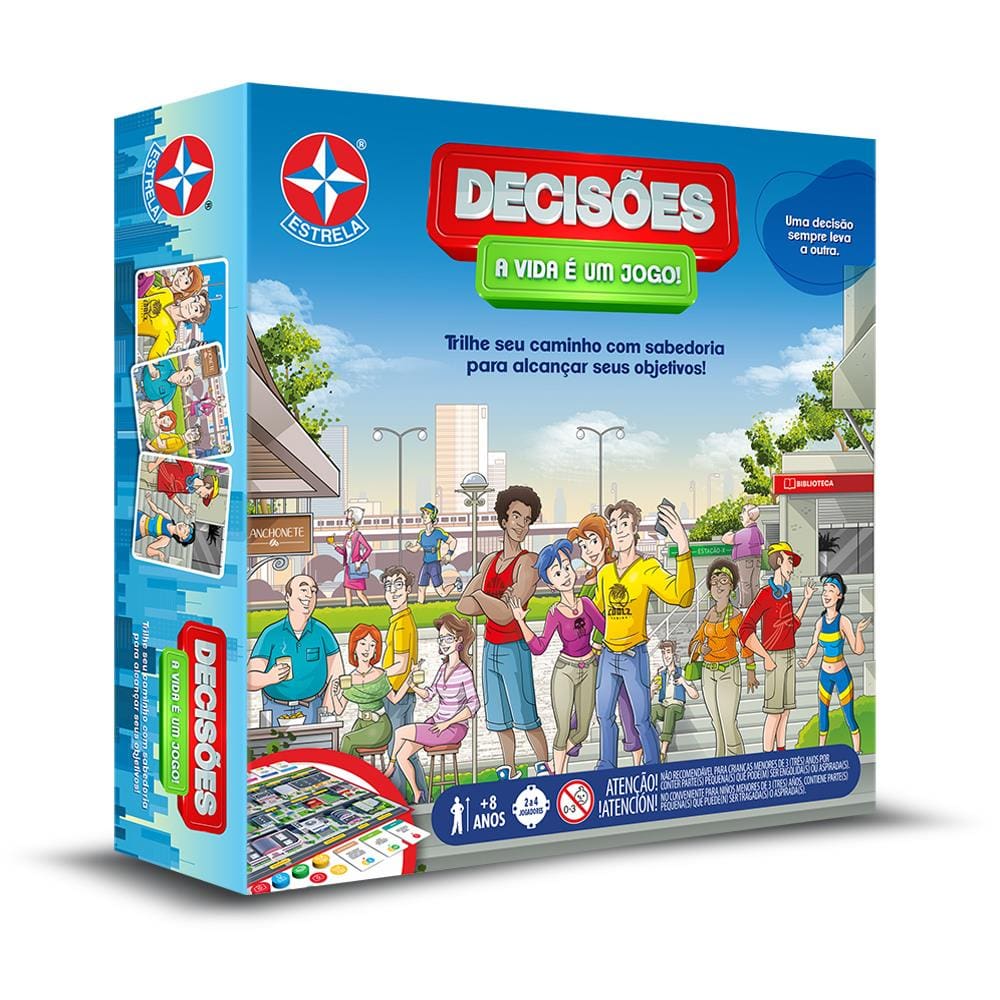 Jogo da Vida Estrela Decisões