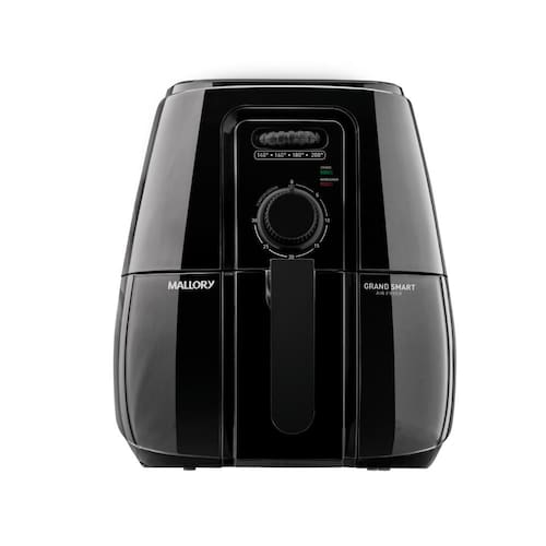 imagem-Fritadeira Sem Óleo Air Fryer Mallory Grand Smart 4L – Preta - 110V