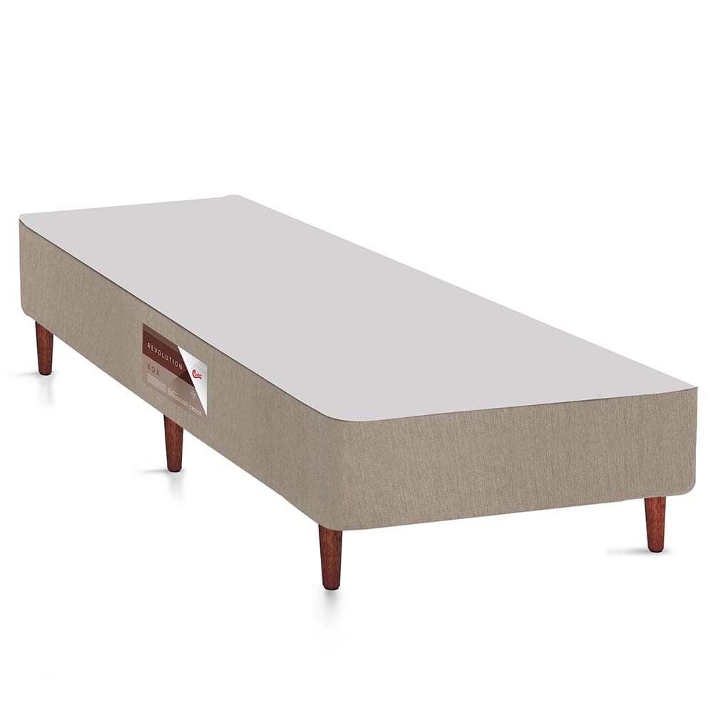 Base Box para Colchão de Solteiro Castor Revolution 39x100x200 cm - Bege