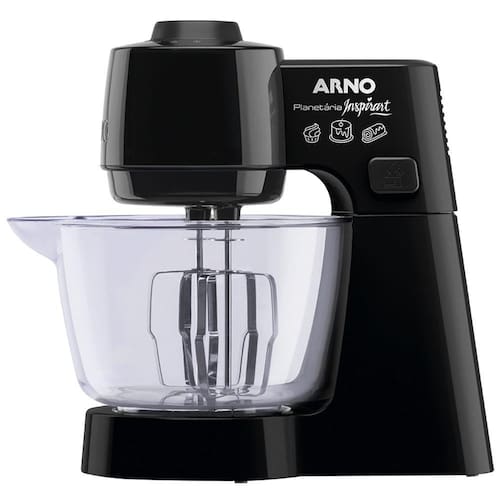 Batedeira Planetária Arno Inspirart KM-31 com 5 Velocidades e 500W – Preta Menor preço em Batedeira Planetária Arno Inspirart KM-31 com 5 Velocidades e 500W – Preta