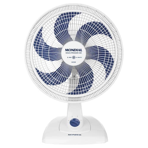 Ventilador de Mesa Mondial Maxi Power V-40-W com 6 Pás, 40cm, 3 velocidades - Branco é ruim? Ventilador de Mesa Mondial Maxi Power V-40-W com 6 Pás, 40cm, 3 velocidades - Branco é boa?