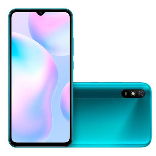 imagem-Smartphone Xiaomi Redmi 9A Verde 32GB, Tela de 6.53", 2GB de RAM, Câmera Traseira 13MP, Android 10 e Processador Octa-Core
