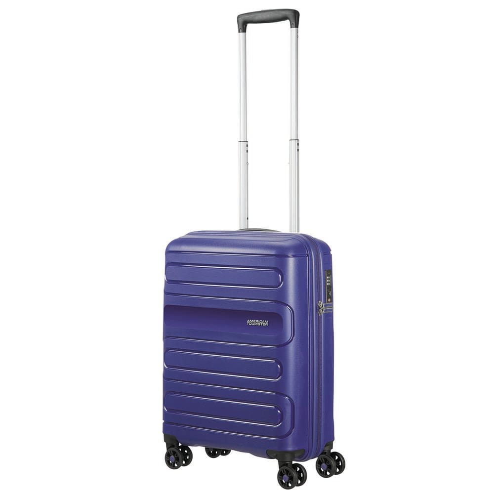 Mala de Bordo American Tourister Sunside com 4 Rodas Giro 360º em Polipropileno – Azul – By Samsonite