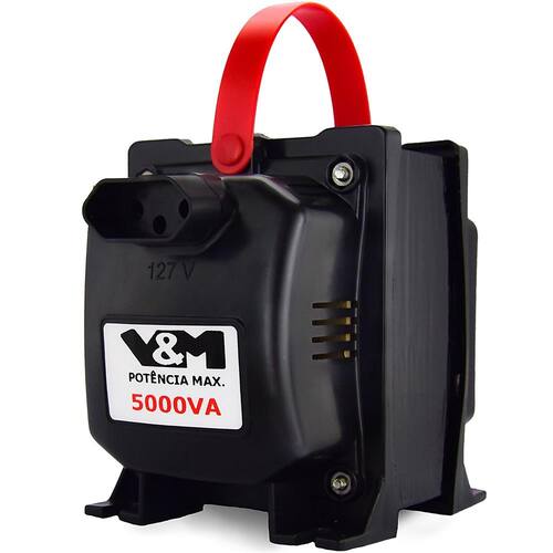 Autotransformador 5000VA V&M Fiolux Bivolt com Tomada Tripolar Menor preço em Autotransformador 5000VA V&M Fiolux Bivolt com Tomada Tripolar
