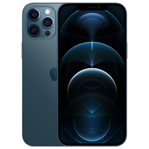 iPhone 12 Pro Max Apple 128GB Azul-Pacífico Tela de 6,7”, Câmera Tripla de 12MP, iOS é boa?