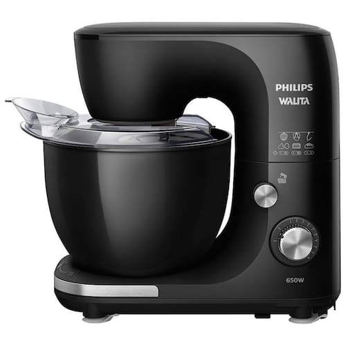 Batedeira Planetária Philips Walita RI7912 com 10 Velocidades e 650W - Preta Menor preço em Batedeira Planetária Philips Walita RI7912 com 10 Velocidades e 650W - Preta