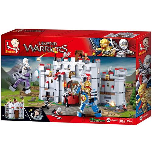 Blocos de Montar Multikids Legend Warriors Castelo BR1341 - 877 Peças Menor preço em Blocos de Montar Multikids Legend Warriors Castelo BR1341 - 877 Peças