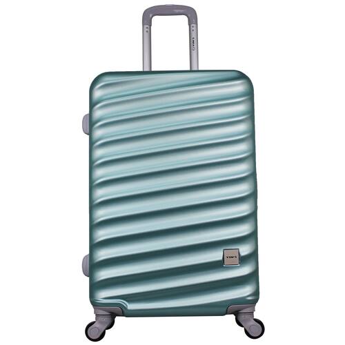 Mala de Viagem Média Yins Brasil YS21067VD-M com Rodas Giro 360° em ABS - Verde Menor preço em Mala de Viagem Média Yins Brasil YS21067VD-M com Rodas Giro 360° em ABS - Verde