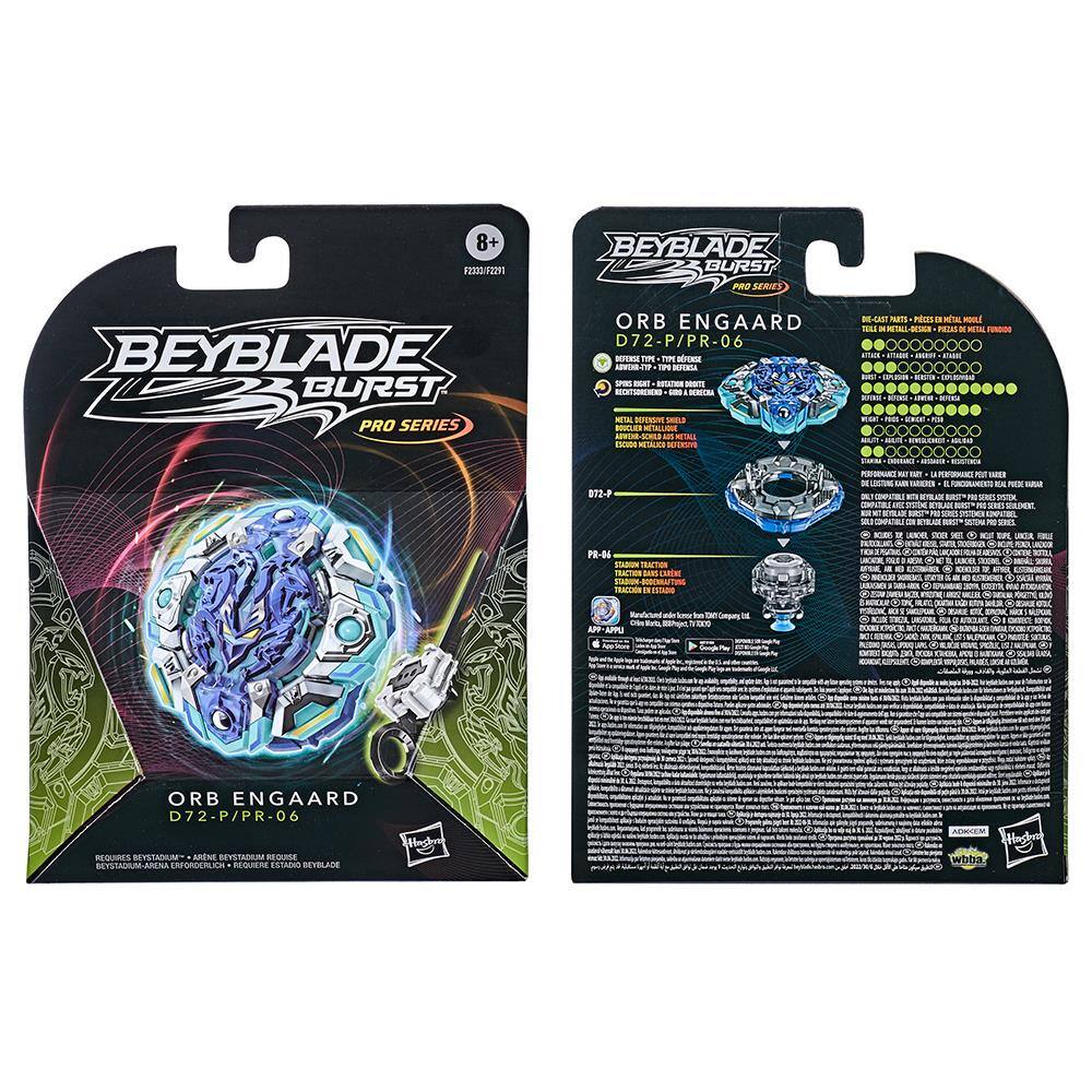 Pião Beyblade Burst QuadStrike - 1 pião e instruções - Xiphoid