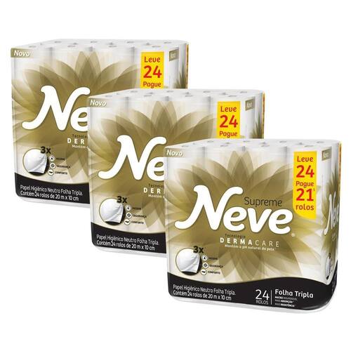Papel Higiênico Neve Supreme - 72 Rolos é boa?