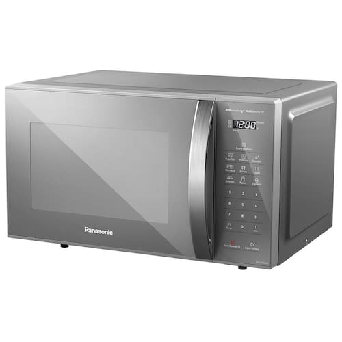 imagem-Forno de Micro-ondas Panasonic NN-ST55LMRUN com Tecnologia Dupla Refeição 27L - Prata - 220v