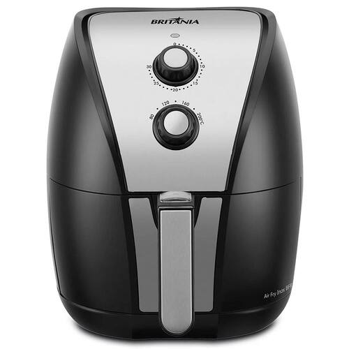 Fritadeira Elétrica Sem Óleo Air Fry Britânia Inox BFR11PI 4,4L - Preta/Inox é boa?