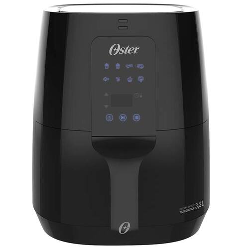 Fritadeira Elétrica Sem Óleo Air Fryer Oster OFRT950 3,3L Digital Control - Preta Menor preço em Fritadeira Elétrica Sem Óleo Air Fryer Oster OFRT950 3,3L Digital Control - Preta
