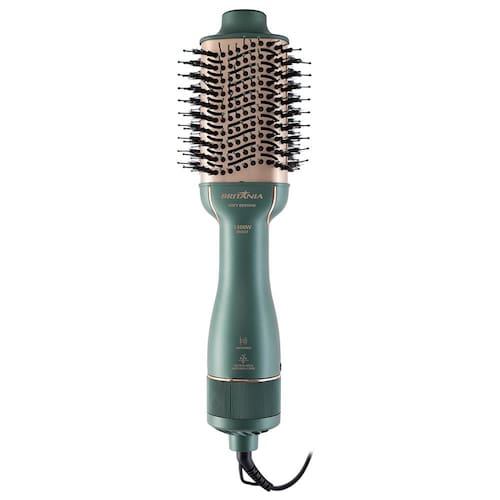 Escova Secadora Britânia Soft BES13 Luz Infrared com Cabo Giratório 1300W Verde - Bivolt Menor preço em Escova Secadora Britânia Soft BES13 Luz Infrared com Cabo Giratório 1300W Verde - Bivolt