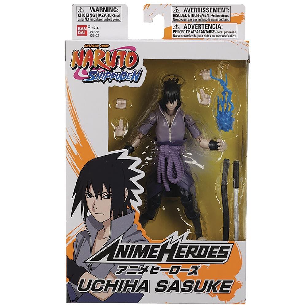 Boneco Bandai Chibi Masters Naruto - Uchiha Sasuke