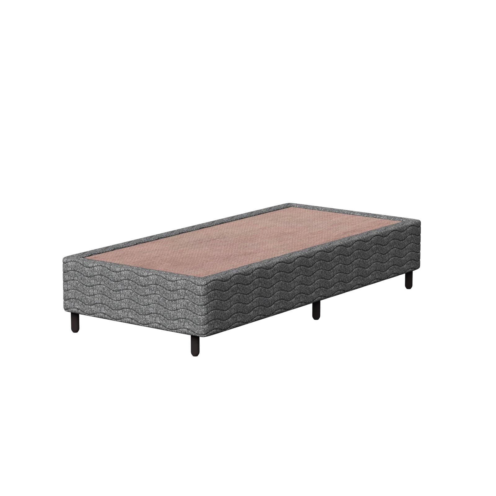 Base Box para Colchão de Solteiro Probel Village 38x88x188 cm - Preto