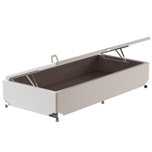 Base Box para Colchão Solteirão Probel Classic com Baú 40x100x200cm - Branco Menor preço em Base Box para Colchão Solteirão Probel Classic com Baú 40x100x200cm - Branco
