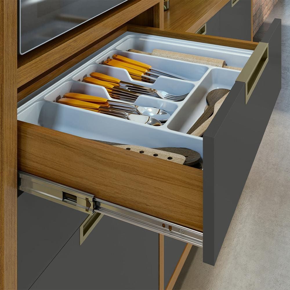 Cozinha Compacta em MDF Loft Nesher | Extra