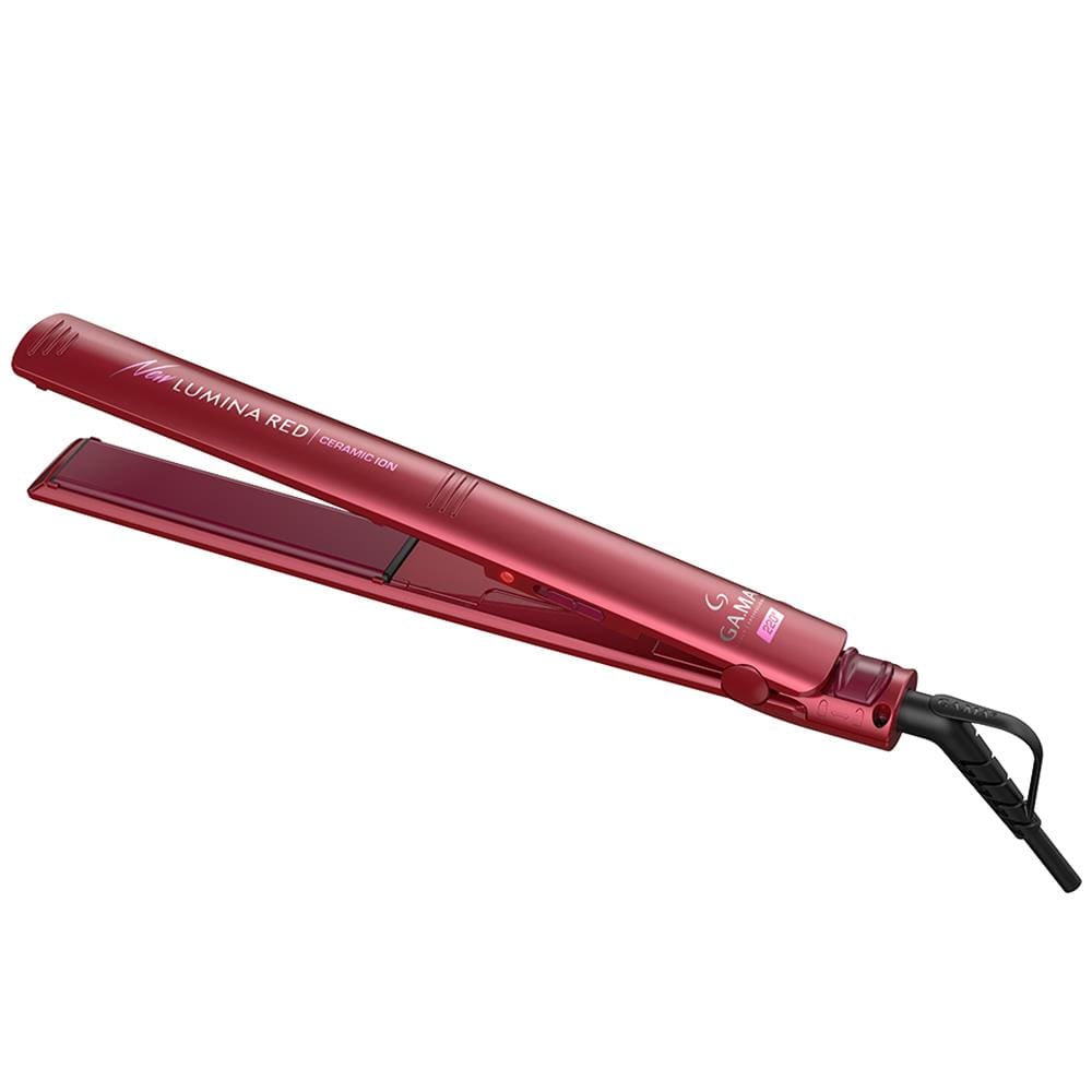 Chapinha | Prancha GA.MA Italy New Lumina Red 220°C Ceramic Ion Bilvot - Vermelha