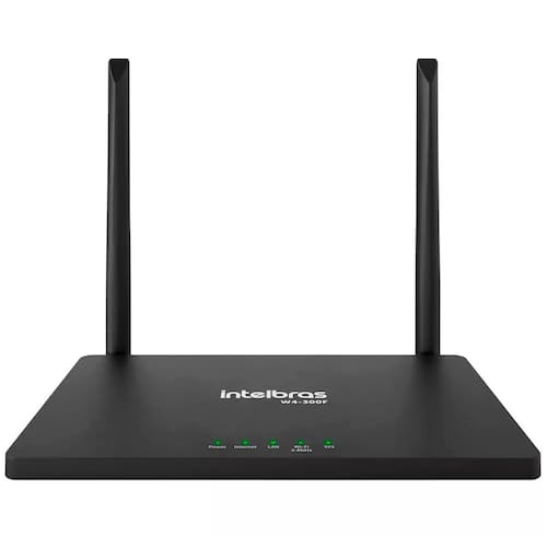 Roteador Intelbras Wi-Force W4-300F - 300Mbps Menor preço em Roteador Intelbras Wi-Force W4-300F - 300Mbps