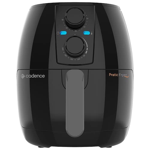 imagem-Fritadeira Elétrica Sem Óleo Pratic Fryer Cadence Multifuncional FRT515 3L - Preta - 220V
