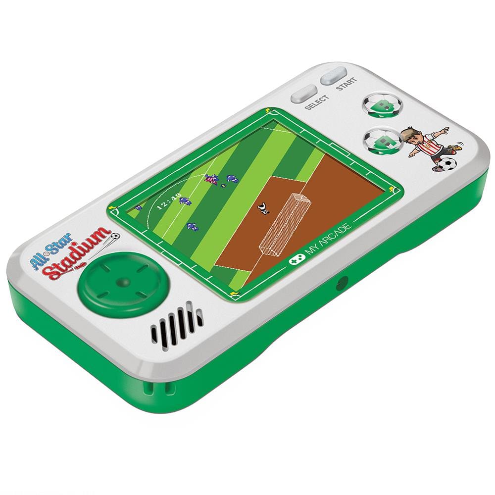 Video Game Portátil mini game - Stadium 7 jogos em 1 Branco e Verde  DREAMGEAR