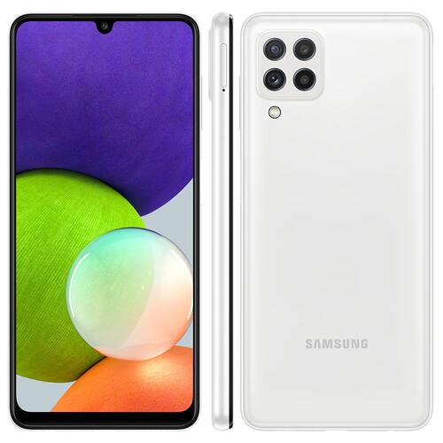 Smartphone Samsung Galaxy A22 Branco 128GB, 4GB RAM, Câmera Quádrupla Traseira, Tela Infinita de 6.4", Bateria de 5000mAh, Dual Chip e Octa Core é boa?