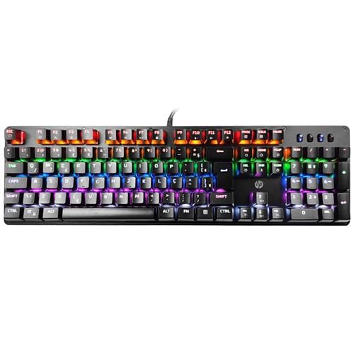 Teclado Gamer HP GK100 USB LED Mecânico - Preto é boa?
