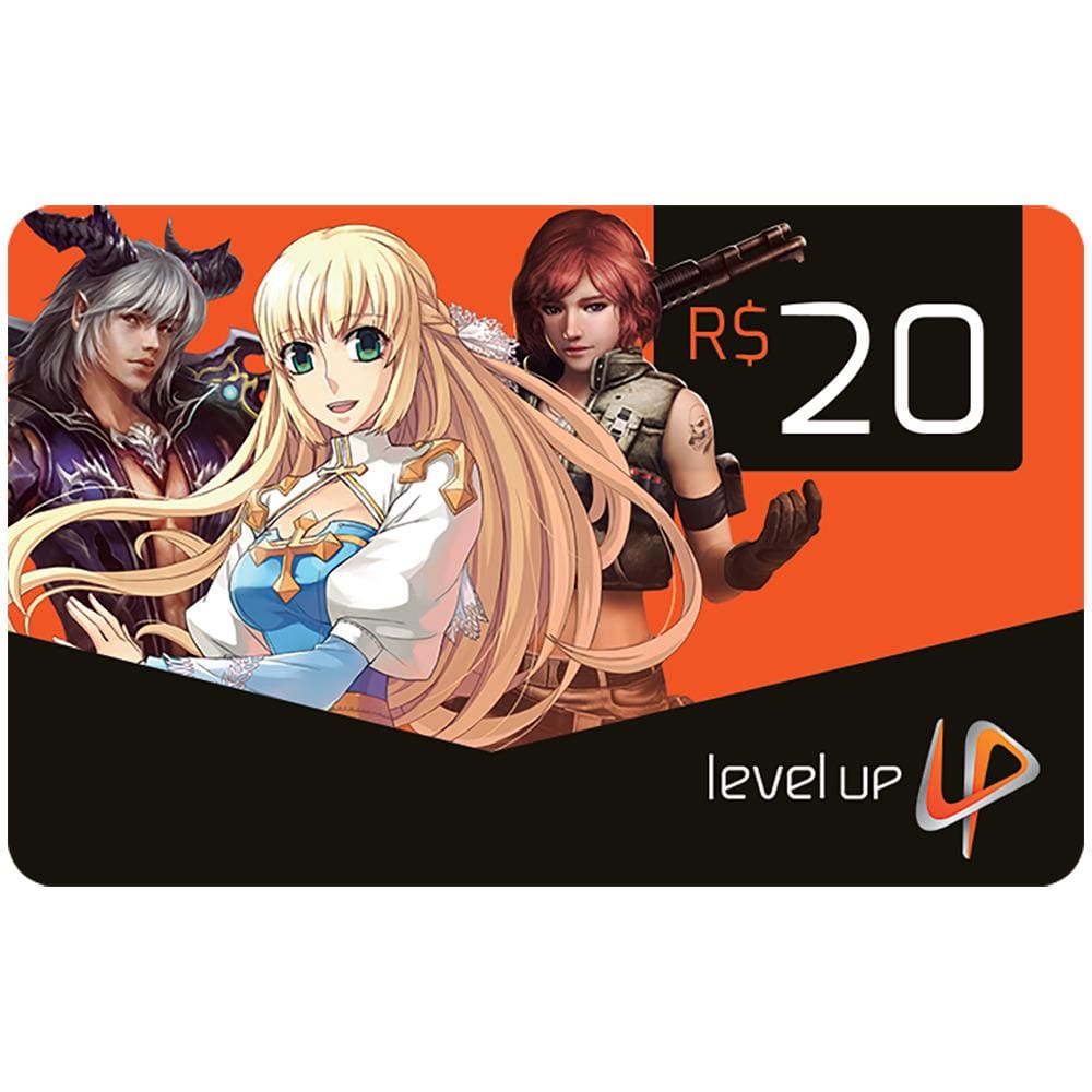 Gift Card Digital Level Up Games online - R$ 20
