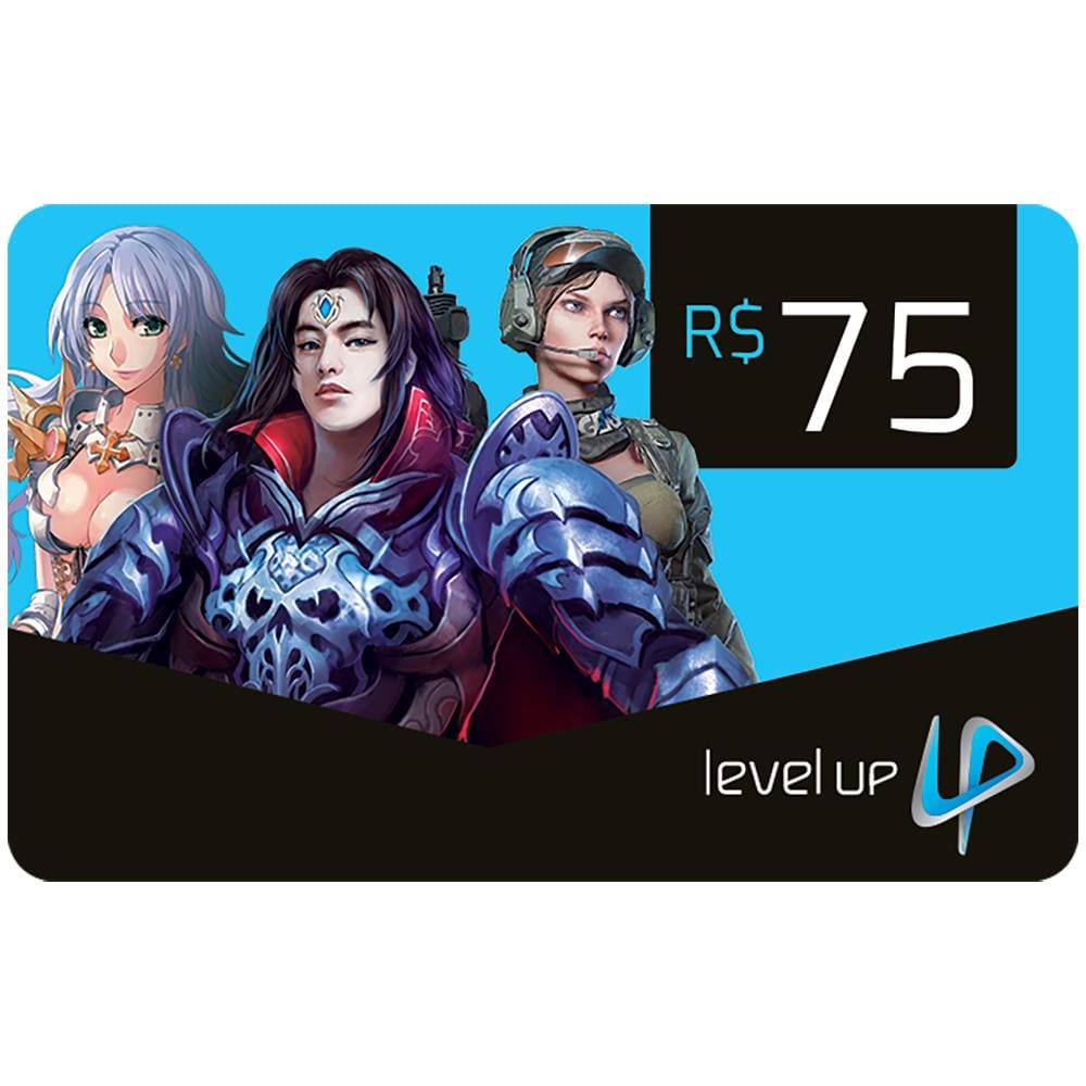 Gift Card Digital Level Up Games online - R$ 75