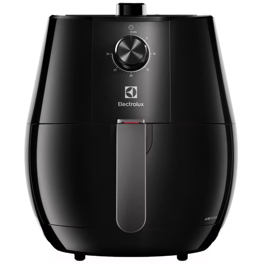 Fritadeira Elétrica Sem Óleo Air Fryer Electrolux EAF10 Efficient por Rita Lobo com 3,2L - Preta