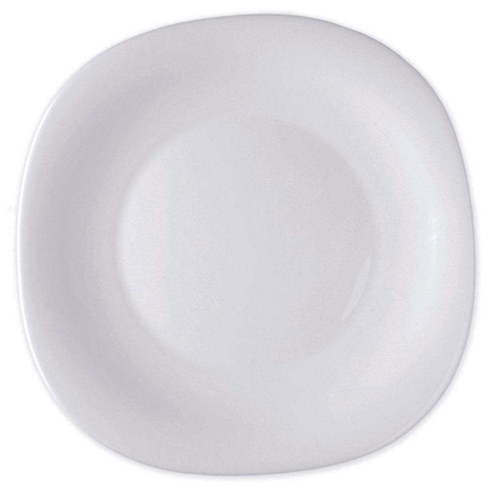 Prato Raso Bormioli Rocco Parma em Vidro Temperado Opalino Branco – 27 cm